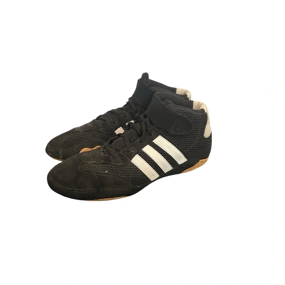 Adidas Men’s Combat Speed IV 116378 Black White Wrestling Shoes Size 10